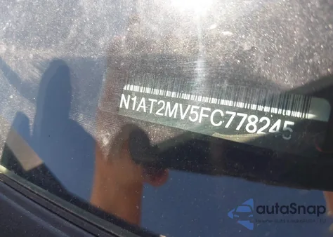 2015 Nissan Rogue Sl z USA, uszkodzony, nr VIN 5N1AT2MV5FC778245